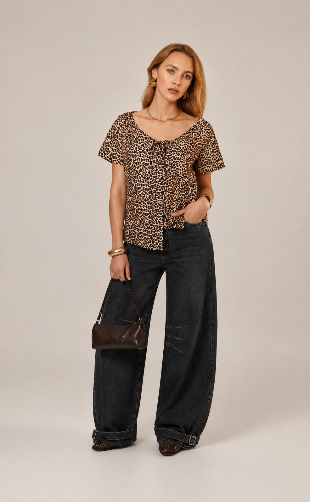 Blouse imprimé Léopard